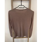 CDAV153 CARDIGAN MARRON GALERIES LAFAYETTE T1 DOS