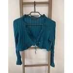 CDAV156 BOLERO BLEU CANARD KIABI 38 40