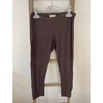 CDAV160 LEGGING MARRON AVEC BOUTONS CACHE CACHE 38 40