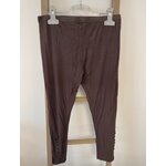 CDAV160 LEGGING MARRON AVEC BOUTONS CACHE CACHE 38 40 DOS