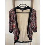 CDAV164 GILET NOIR ET ROSE JENNYFER XS