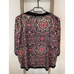 CDAV164 GILET NOIR ET ROSE JENNYFER XS DOS