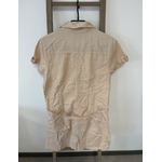CDAV165 ROBE POLO BEIGE DOS