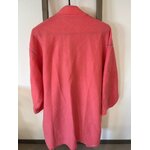 CDAV181 ROBE DE CHAMBRE ROSE COURTELLE TU DOS