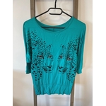 CDAV188 TOP TURQUOISE PANTHERE TU