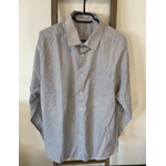 CDAV190 CHEMISE GRISE A RAYURES CARREFOUR 45 46