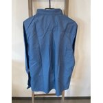 CDAV195 CHEMISE BLEUE MANCHES LONGUES KIABI XXL DOS