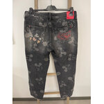 MPOU03 JEAN MOM NOIR TETE DE MICKEY DESIGUAL 40 DOS