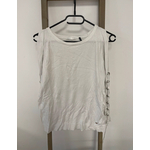MPOU12 PULL FIN BLANC MANCHES LONGUES OUVERTES LPB SM
