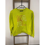 MPOU18 PULL VERT POMME KARL LAGERFELD
