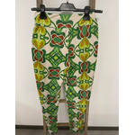 MPOU21 PANTALON FLUIDE CREME ET VERT CARNABY M DOS