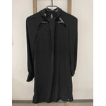 MPOU22 ROBE NOIRE MANCHES LONGUES LPB M