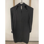 MPOU22 ROBE NOIRE MANCHES LONGUES LPB M DOS