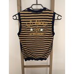 PCAR01 TOP SANS MANCHE BLEU MARINE YCC COLLECTION DOS