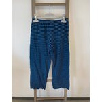 PCAR11 PANTALON DE PYJAMA NOIR ET BLEU RAYE TISSAIA 10 ANS DOS