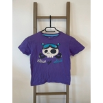 PCAR12 TSHIRT VIOLET TETE DE MORT GEMO 10 ANS