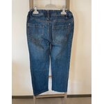 PCAR33 JEAN COUPE DROITE BLEU TEX 11 12 ANS DOS