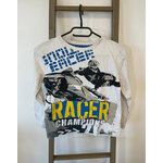 PCAR53 TSHIRT MANCHES LONGUES BLANC RACER NPO 10 ANS