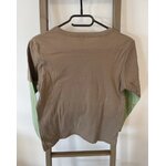 PCAR77 TSHIRT KAKI MANCHES LONGUES PETIT BATEAU 12 ANS DOS
