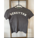 PCAR89 TSHIRT GRIS COL ROND UNITED COLORS OF BENETTON 8 ANS DOS