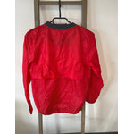PCAR104 PULL KWAY ROUGE DE FOOTBALL MACRON XS DOS