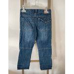 PCAR126 JEAN BLEU AVEC EMPIECEMENTS VERTBAUDET 8 ANS DOS