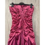 PCAR143 ROBE DE SOIREE FUSCHIA JUJU & CHRISTINE 38 40 DETAIL DOS