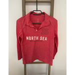 VGIR03 POLO ROUGE MANCHES LONGUES TEX 13 14 ANS