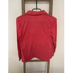VGIR03 POLO ROUGE MANCHES LONGUES TEX 13 14 ANS DOS