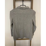 VGIR04 POLO GRIS MANCHES LONGUES TEX 13 14 ANS DOS