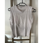 VGIR52 DEBARDEUR BLANC BASIC COLLECTION 12 ANS