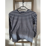 VGIR65 PULL LEGER MARINIERE BLEU ET GRIS LES TROIS DAUPHINS 12 ANS