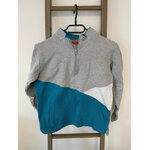 VGIR140 PULL COL MONTANT BLEU ET GRIS TISSAIA 14 ANS