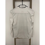 MBLA170 TSHIRT BLANC ET GRIS MANCHES LONGUES RACING  14 ANS DOS
