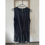FBER35 combishort noire sans manches dos nu