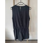 FBER35 combishort noire sans manches dos nu, DOS