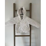 FBER44 veste blanche cache coeur