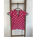 FBER54 robe rose à poid gris, petites manches, Z, 18 mois DOS