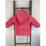FBER64 doudoune rose, magic alphabet, 12, 18 mois DOS