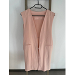 CMEN32 Veste rose poudrée sans manche