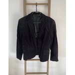 CMEN43 Blazer en velours noir, Zara, M