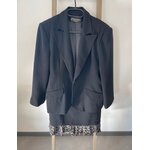NTRO04 Tailleur jupe noir, Elsa Boutique, 44