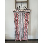 MVAN21 robe a motifs sans manches col v, promod, 38, DOS