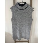 MCAL232 ensemble gilet, robe col montant DOS
