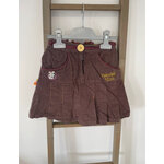 MCAL252 Jupe marron en velours, disney, 8 ans