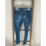 MCAL253 jean bleu, avec broderies, 7 ans, DOS