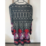 CADD20 robe manches longues a motifs, DOS