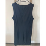 CADD22 robe mi longue sans manches noir et gris DOS