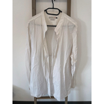 CADD77 chemise blanc et beige col mao a motifs, celio, XXL