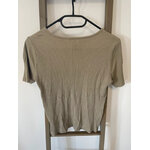 JTAN03 tshirt beige col v, DOS